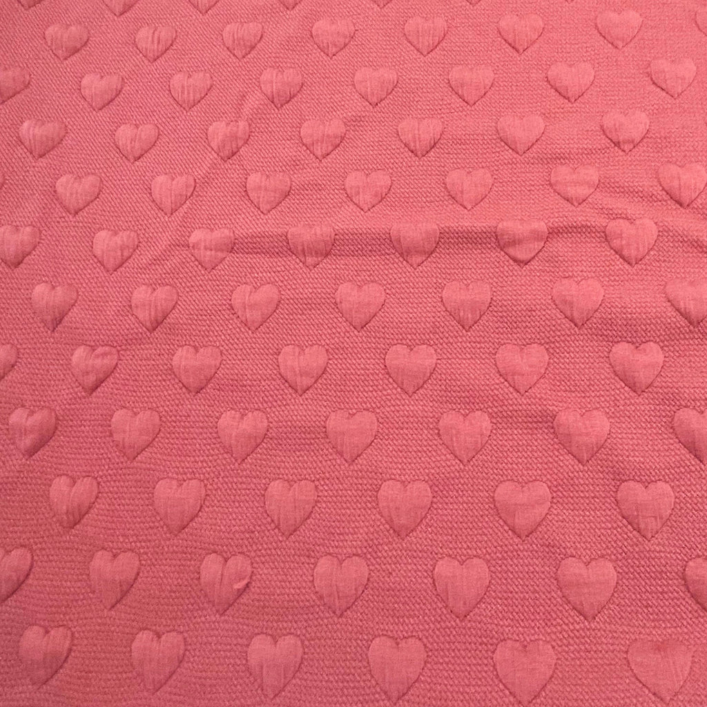 Quilted Hearts Jersey Rose