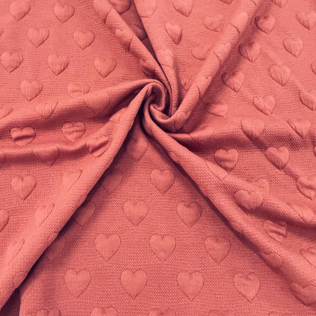 Quilted Hearts Jersey Rose