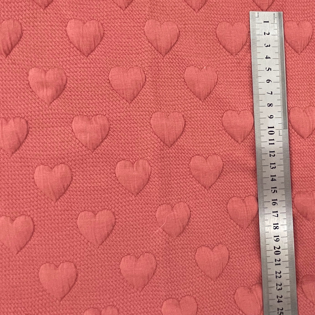 Quilted Hearts Jersey Rose