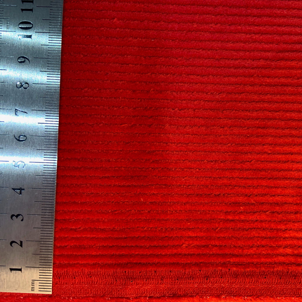 Red Corduroy (8 wale)